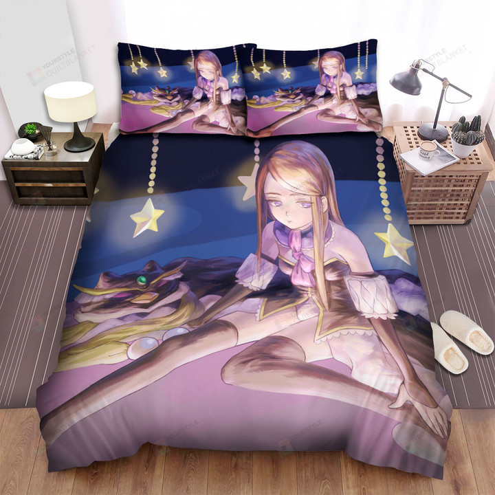 Penguindrum Princess Of The Crystal & Golden Stars Bed Sheets Spread Duvet Cover Bedding Sets
