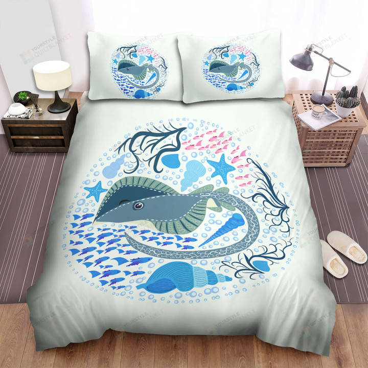 The Wildlife - The Ray Fish And Other Creatures Bed Sheets Spread Duvet Cover Bedding Sets