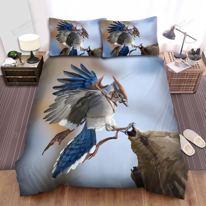 The Wildlife - The Blue Jay Pilot Coming Home Bed Sheets Spread Duvet Cover Bedding Sets