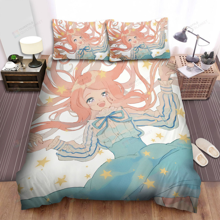 Penguindrum Happy Himari Takakura Digital Artwork Bed Sheets Spread Duvet Cover Bedding Sets