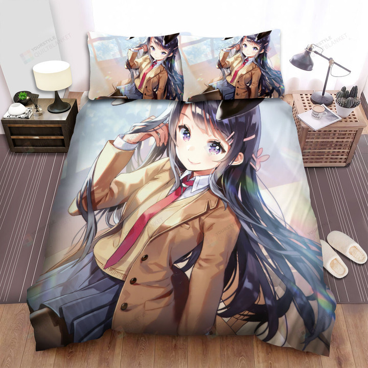 Rascal Does Not Dream Of Bunny Girl Senpai Anime Girl 9 Bed Sheets Spread Comforter Duvet Cover Bedding Sets