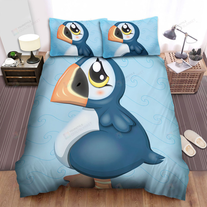 The Wild Animal - The Puffin So Sad Bed Sheets Spread Duvet Cover Bedding Sets