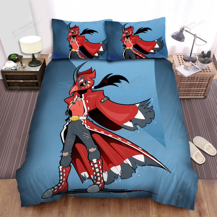 The Wildlife - The Red Cardinal Mask Art Bed Sheets Spread Duvet Cover Bedding Sets