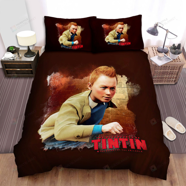 The Adventures Of Tintin Animation Bed Sheets Spread Comforter Duvet Cover Bedding Sets