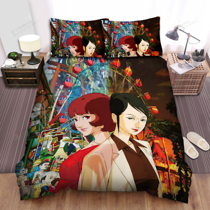 Paprika Animated Movie Atsuko Chiba Bed Sheets Spread Comforter Duvet Cover Bedding Sets