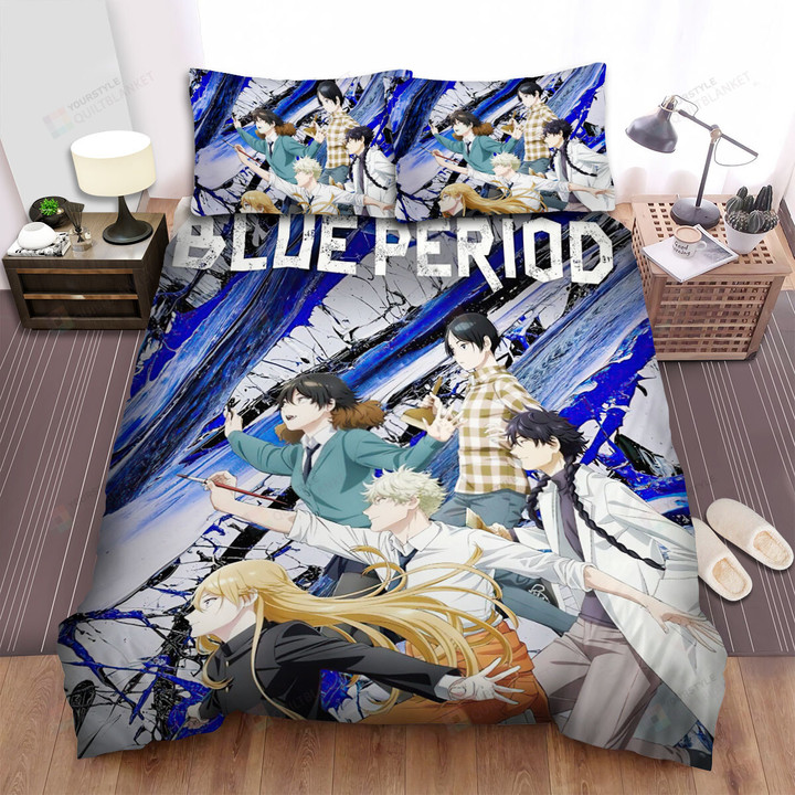 Blue Period Anime Poster Bed Sheets Spread Comforter Duvet Cover Bedding Sets