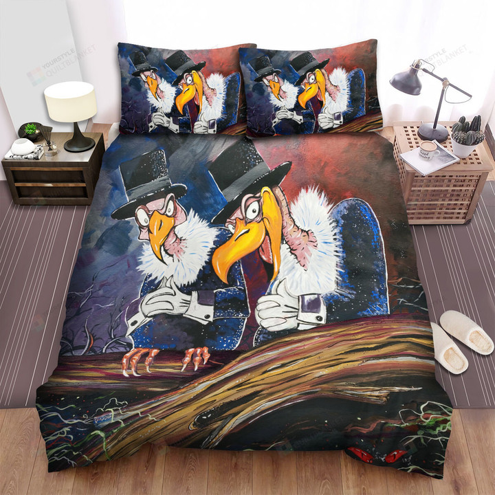 The Wild Animal - The Vulture In The Suit Bed Sheets Spread Duvet Cover Bedding Sets