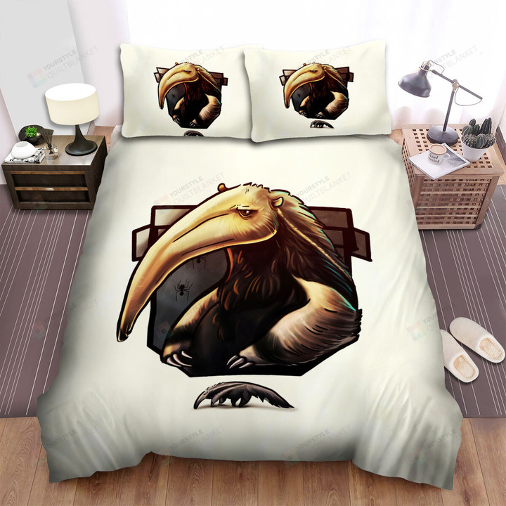 The Wild Animal - The Anteater Cartoon Character Bed Sheets Spread Duvet Cover Bedding Sets