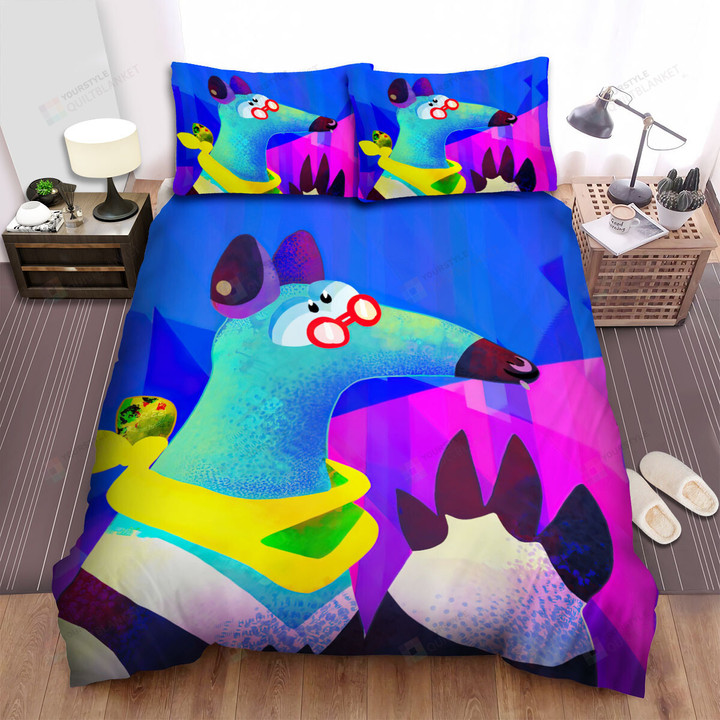The Wild Animal - The Anteater Rasing Hand Bed Sheets Spread Duvet Cover Bedding Sets