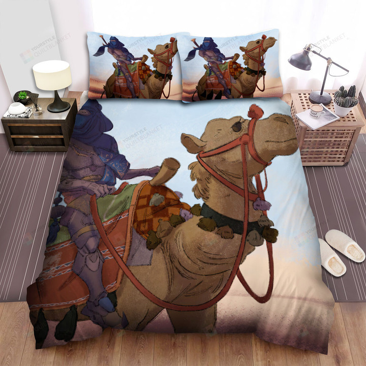 The Wildlife - The Soldier Riding On The Camel Bed Sheets Spread Duvet Cover Bedding Sets