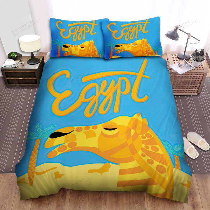 The Wildlife - The Camel From The Egypt Bed Sheets Spread Duvet Cover Bedding Sets