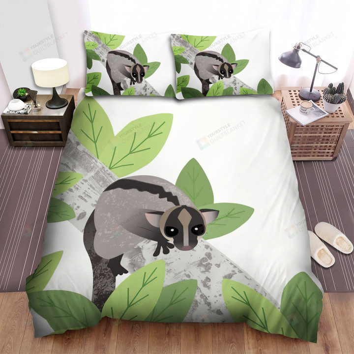 The Small Lemur On A Tree Bed Sheets Spread Duvet Cover Bedding Sets