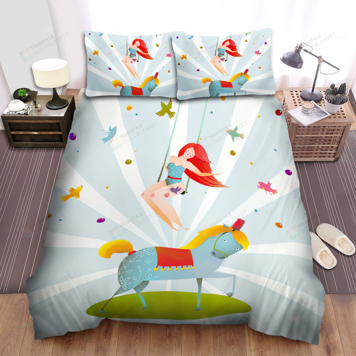 The Wildlife - The Horse In The Circus Bed Sheets Spread Duvet Cover Bedding Sets