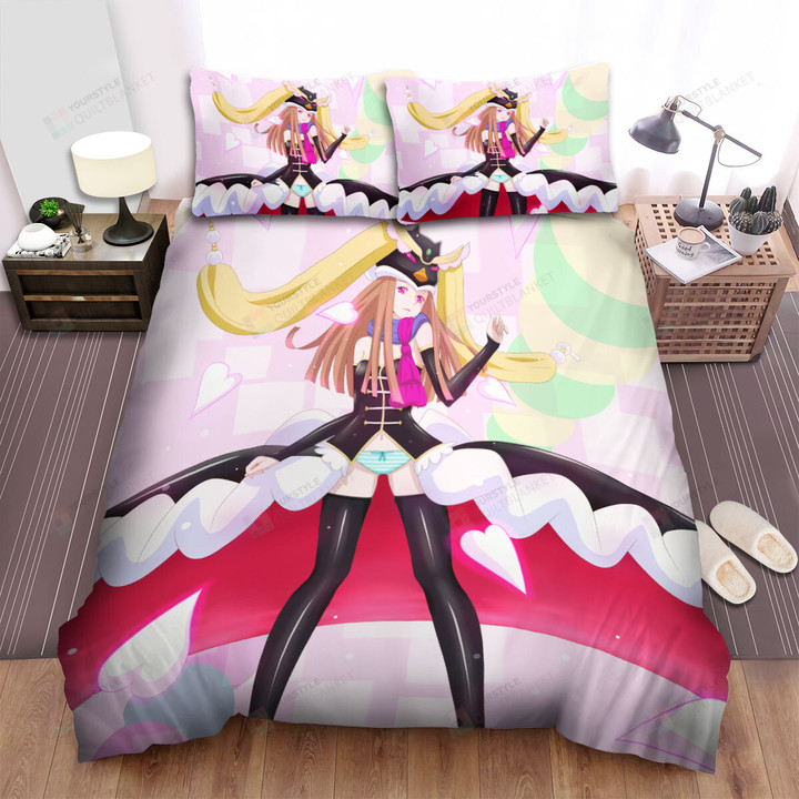 Penguindrum Princess Of The Crystal Standing On Penguins Bed Sheets Spread Duvet Cover Bedding Sets