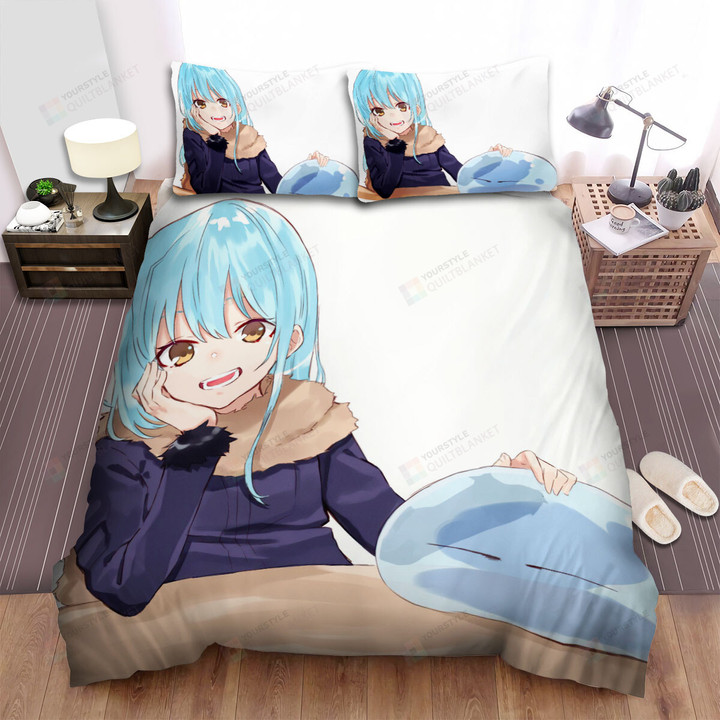 That Time I Got Reincarnated As A Slime (2018) Art Movie Poster Bed Sheets Spread Comforter Duvet Cover Bedding Sets