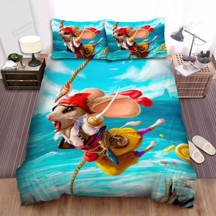 The Small Animal - The Mouse Pirate Art Bed Sheets Spread Duvet Cover Bedding Sets