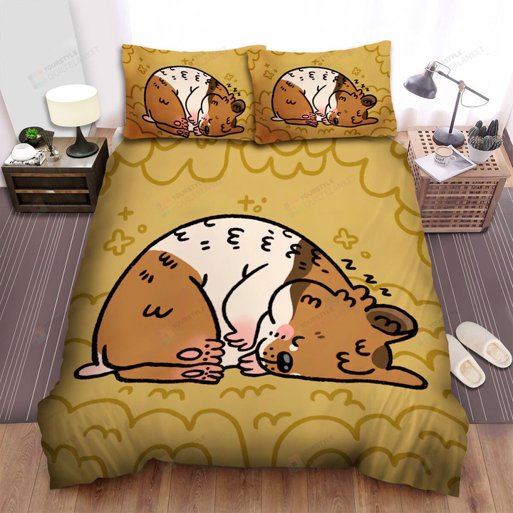 The Small Animal - The Fatty Hamster Sleeping Bed Sheets Spread Duvet Cover Bedding Sets