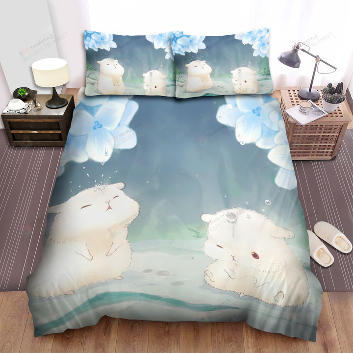 The Small Animal - The Hamster Under The Rain Bed Sheets Spread Duvet Cover Bedding Sets