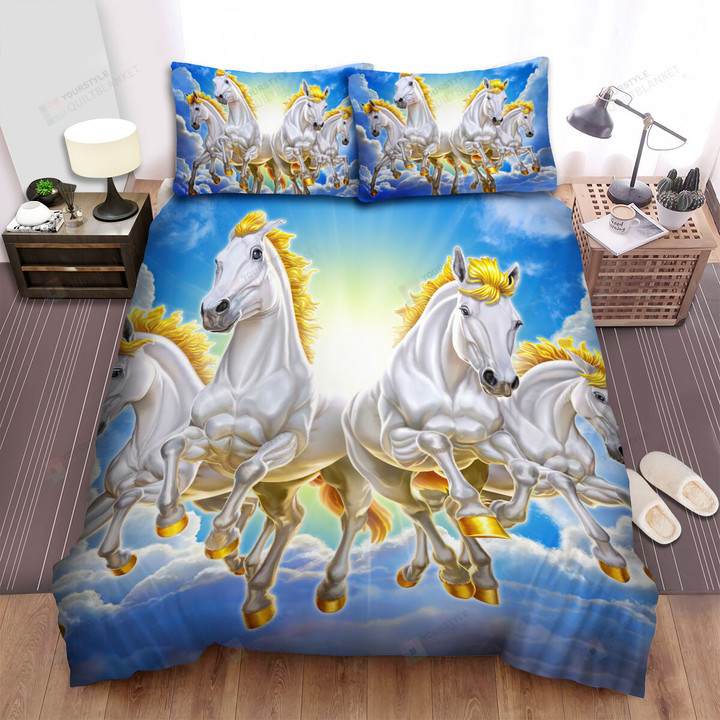 The Wild Creature - The Horse Of Helios Bed Sheets Spread Duvet Cover Bedding Sets