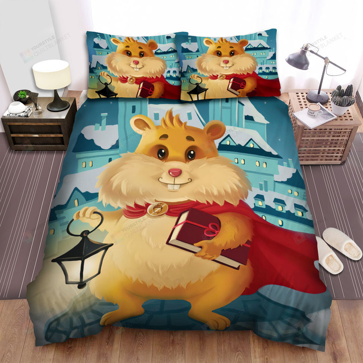 The Rodent - The Hamster Holding A Lantern Bed Sheets Spread Duvet Cover Bedding Sets