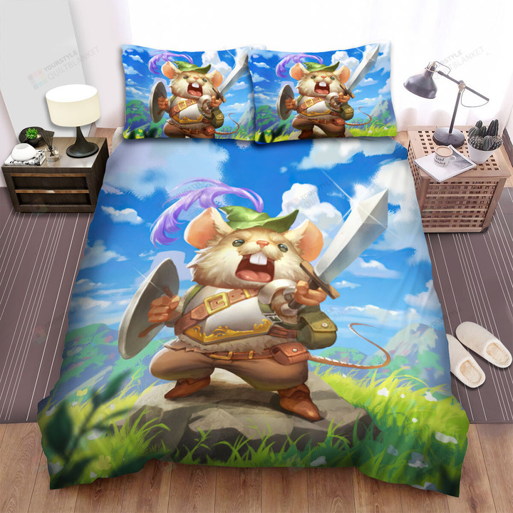 The Rodent - The Mouse Knight With A Saber Bed Sheets Spread Duvet Cover Bedding Sets