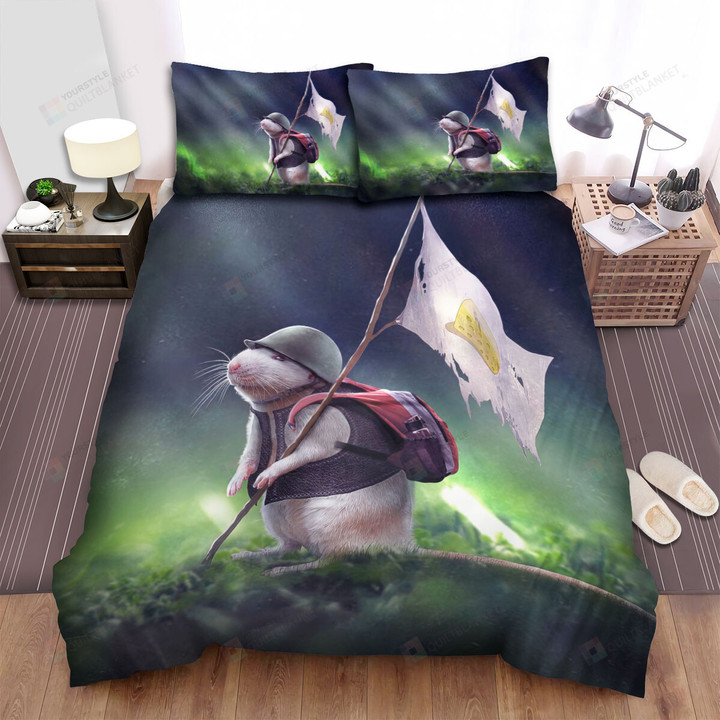 The Rodent - The Soldier Mouse Art Bed Sheets Spread Duvet Cover Bedding Sets