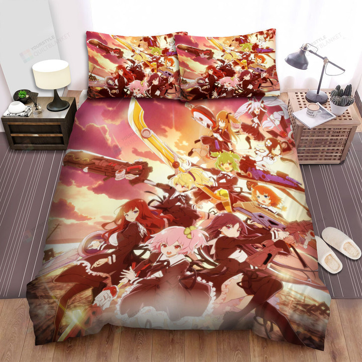 Assault Lily Bouquet Anime Poster Bed Sheets Spread Duvet Cover Bedding Sets