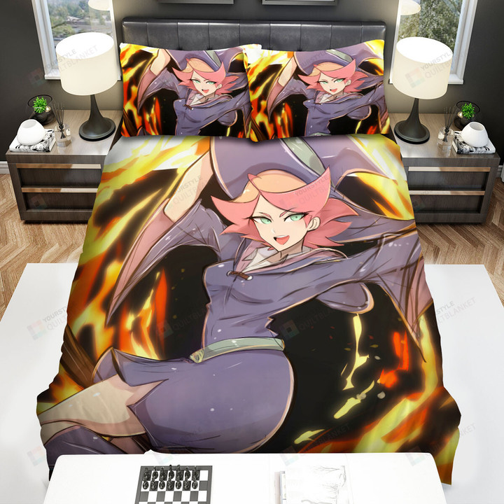 Little Witch Academia Amanda O'neill Bed Sheets Spread Duvet Cover Bedding Sets