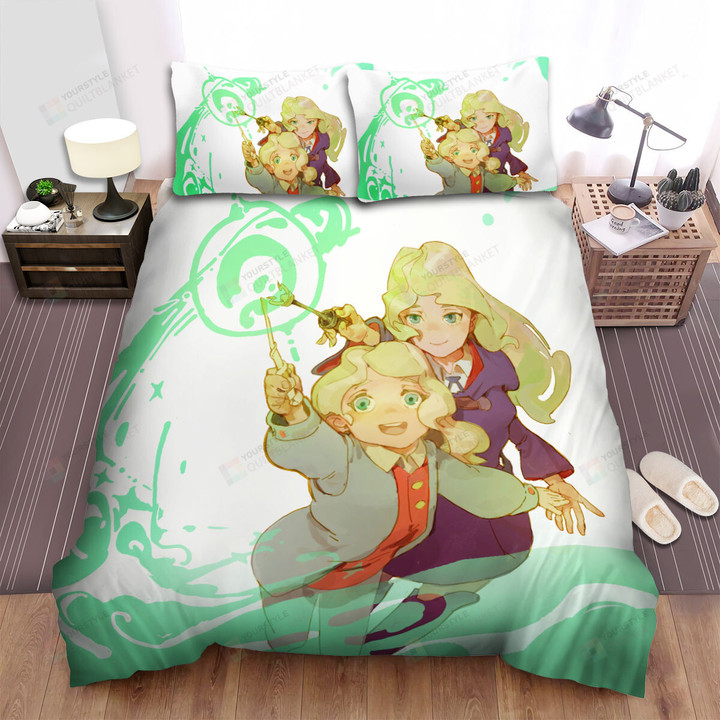 Little Witch Academia Diana Cavendish Bed Sheets Spread Duvet Cover Bedding Sets
