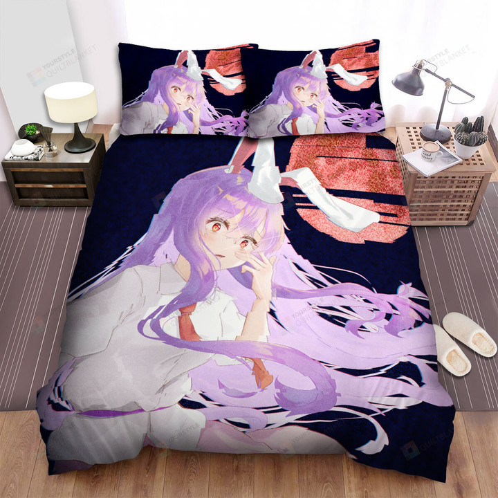 Touhou Reisen Udongein Inaba Bed Sheets Spread Duvet Cover Bedding Sets