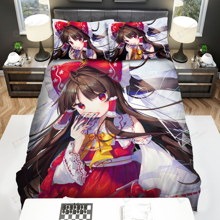 Touhou Hakurei Reimu Bed Sheets Spread Duvet Cover Bedding Sets
