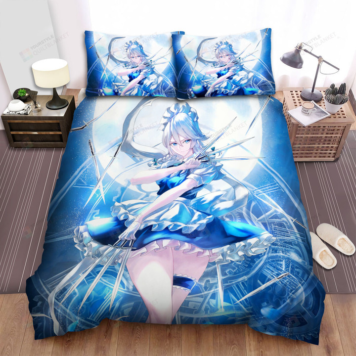 Touhou Izayoi Sakuya The Chief Maid Bed Sheets Spread Duvet Cover Bedding Sets