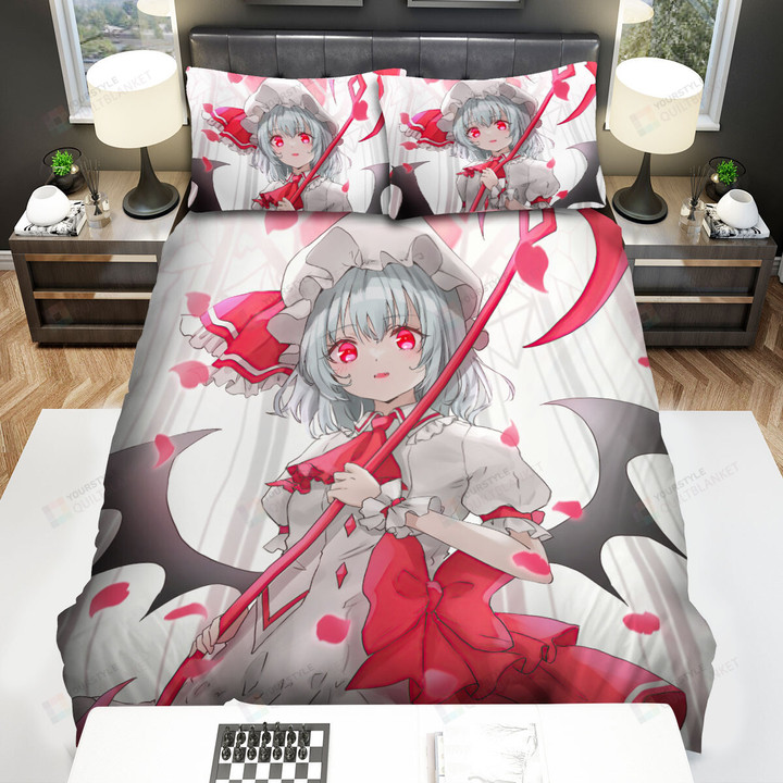 Touhou Remilia Scarlet's Red Eyes Bed Sheets Spread Duvet Cover Bedding Sets