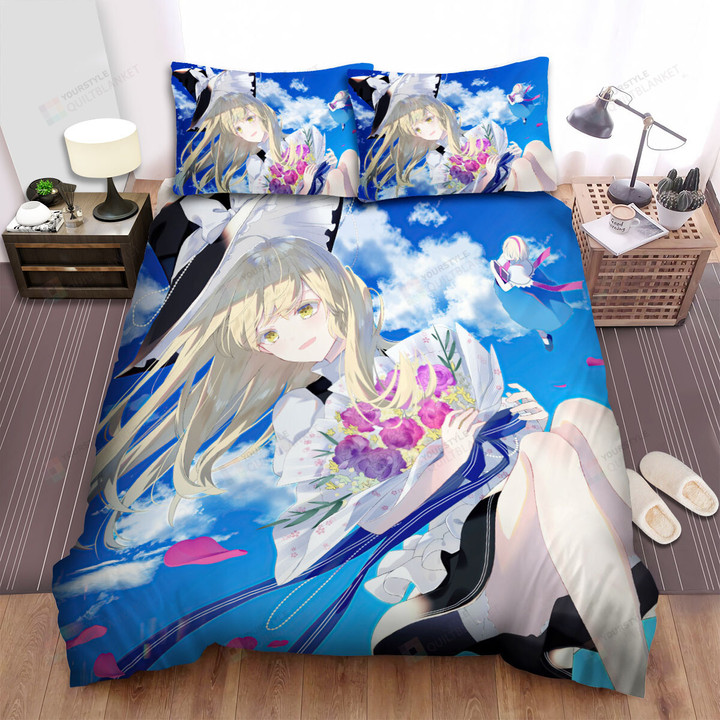 Touhou Kirisame Marisa In The Sky Bed Sheets Spread Duvet Cover Bedding Sets