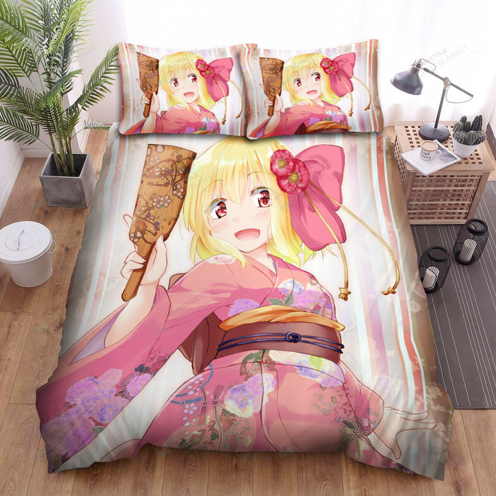 Touhou Rumia In Pink Kimono Bed Sheets Spread Duvet Cover Bedding Sets