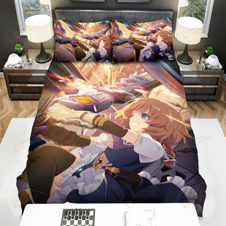 Assault Lily Futagawa Fumi In Battle Bed Sheets Spread Duvet Cover Bedding Sets