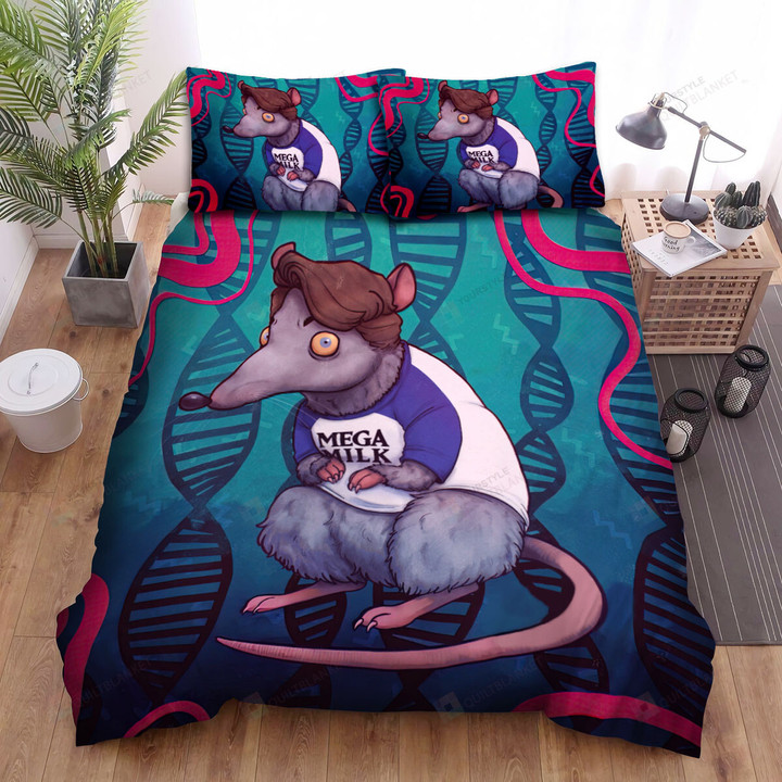 The Rat And Dna Pattern Bed Sheets Spread Duvet Cover Bedding Sets