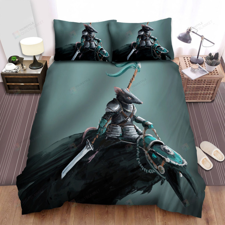 The Rat On A Crow Bed Sheets Spread Duvet Cover Bedding Sets