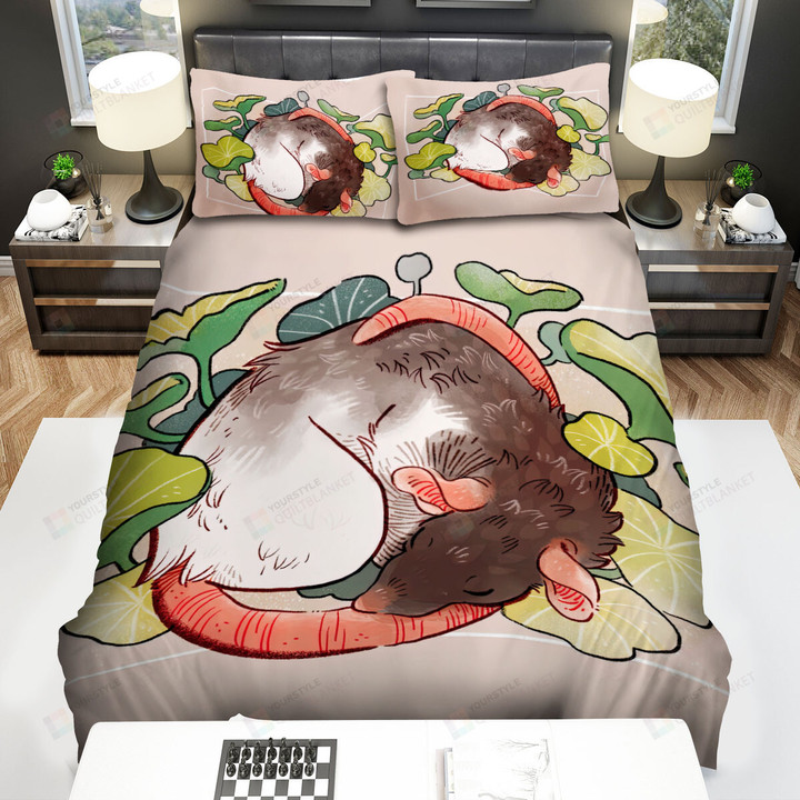 The Rat Sleeping Tight Bed Sheets Spread Duvet Cover Bedding Sets