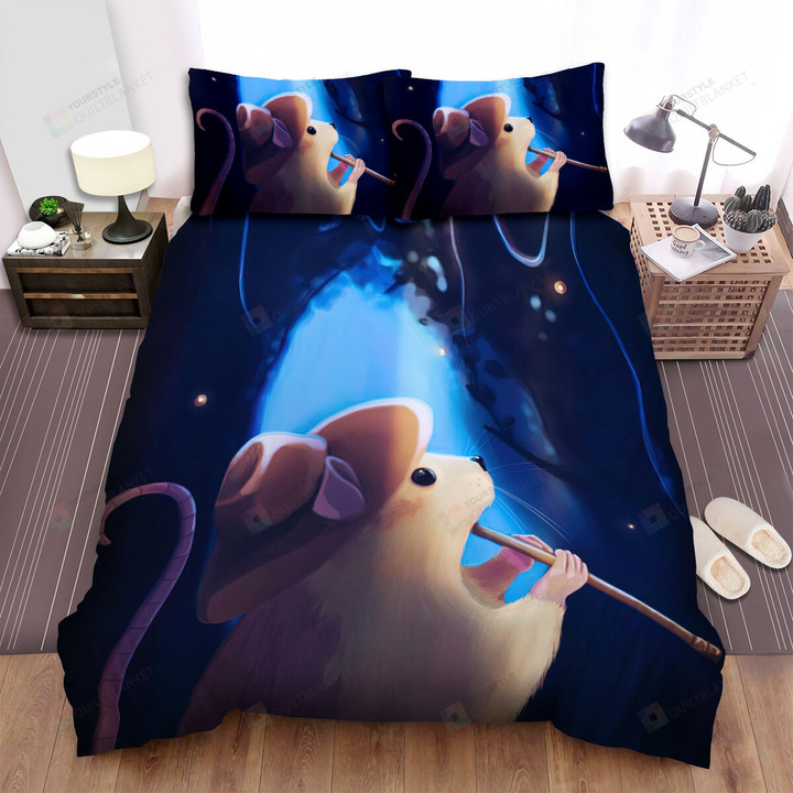 The Rat Blowing Flute Bed Sheets Spread Duvet Cover Bedding Sets