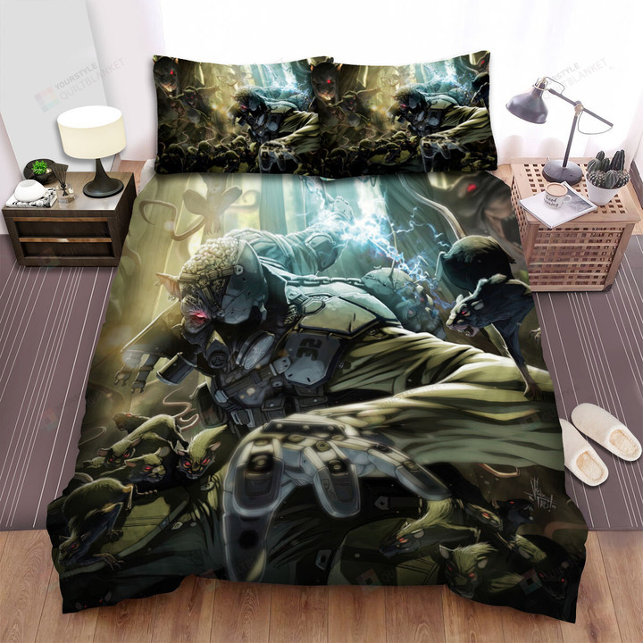 The Doctor Rat And His Army Bed Sheets Spread Duvet Cover Bedding Sets