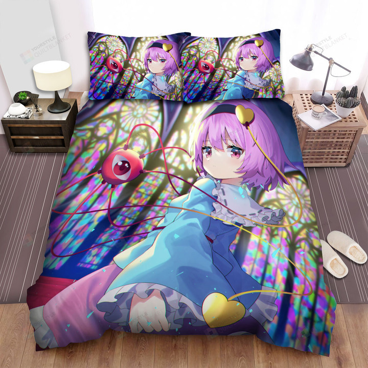 Touhou Komeiji Satori The Mistress Of The Palace Of The Earth Spirits Bed Sheets Spread Duvet Cover Bedding Sets