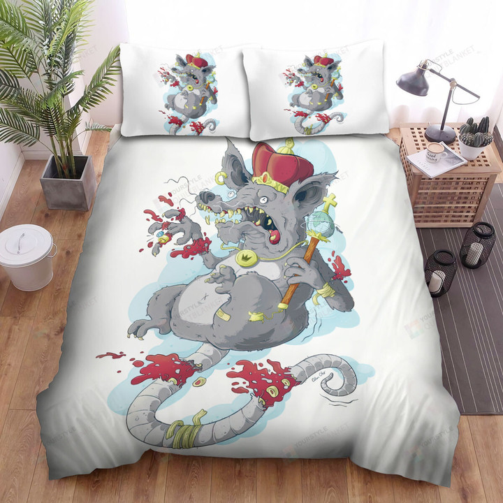 The Wildlife - The Bleeding Rat Art Bed Sheets Spread Duvet Cover Bedding Sets