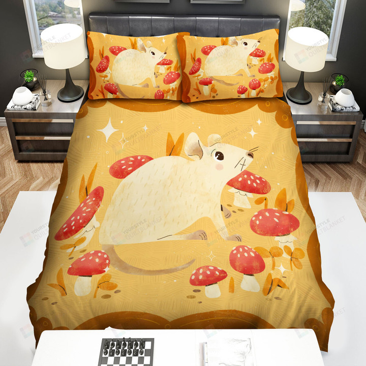 The Wildlife - The Rat Among Mushrooms Bed Sheets Spread Duvet Cover Bedding Sets