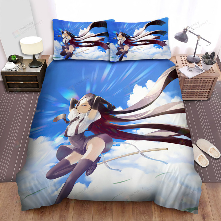 Land Of The Lustrous Bort Flying In The Sky Bed Sheets Spread Duvet Cover Bedding Sets