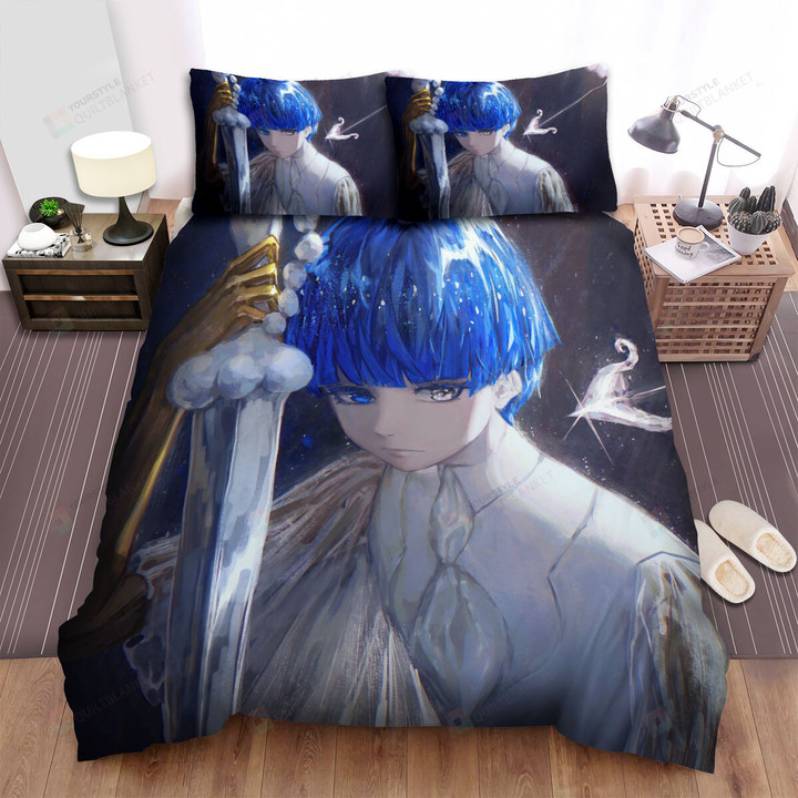 Land Of The Lustrous Phosphophyllite With Sword & Arrow Bed Sheets Spread Duvet Cover Bedding Sets