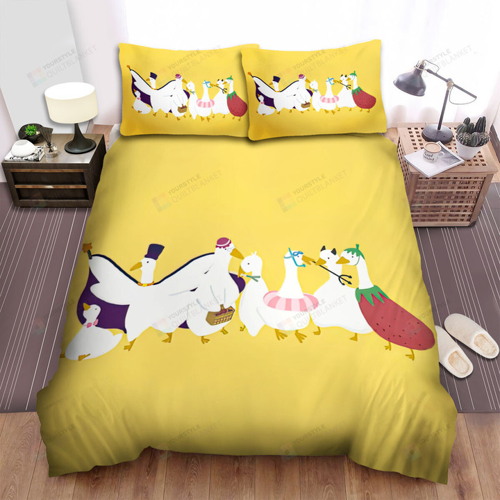 The Goose Masquerading Bed Sheets Spread Duvet Cover Bedding Sets