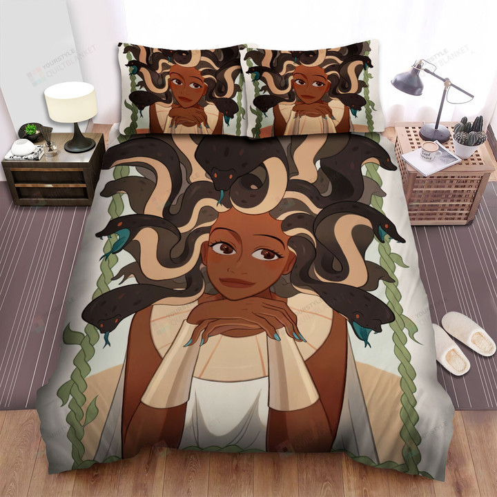 The Wild Animal - The Cobra On Her Head Bed Sheets Spread Duvet Cover Bedding Sets
