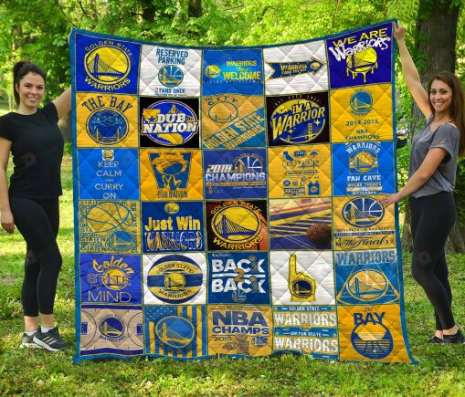 Golden State Warriors Quilt Blanket