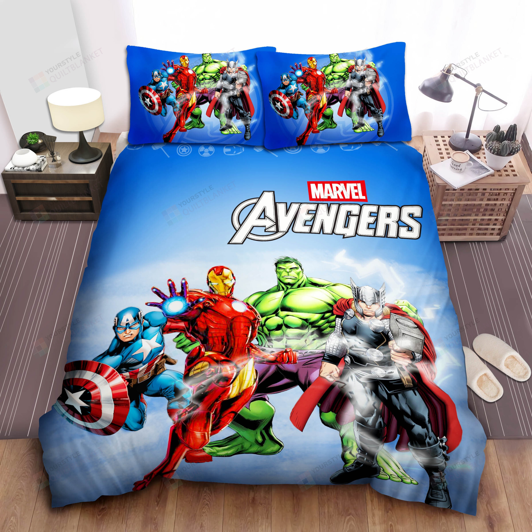 Marvel Avengers Quilt Bed Set